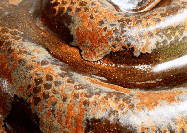 Signature Snake (Copper & Bronze Glaze) - Image 3